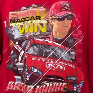 NASCAR Vintage 2005 Kasey Kahne Chase Tee T-Shirt Mens Size Large Red Graphics